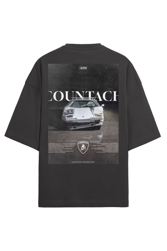 Countach - Premium Terry Cotton Oversized Tshirt
