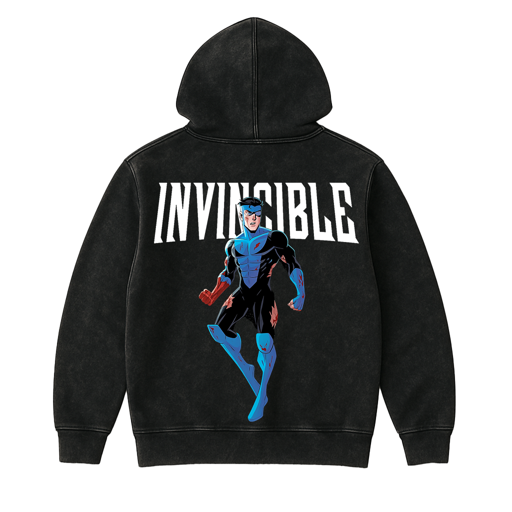 Mark Invincible Unisex Acid Washed Hoodie