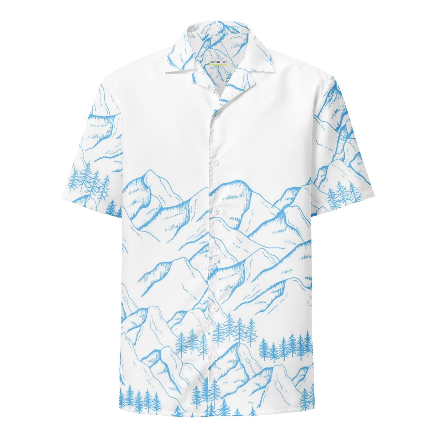 Unisex Mountain Pattern Relaxed Shirt