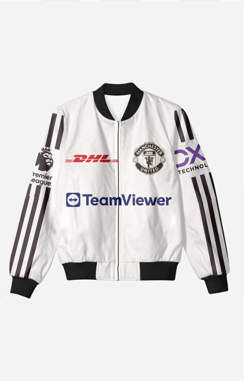 Manchester United FC Bomber Jacket (White)