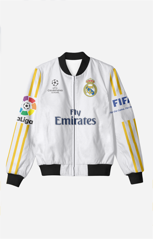 Real madrid bomber jacket sale