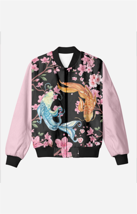 Cherry Blossom Bomber Jacket