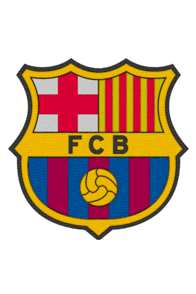 FC Barcelona - Embroidery Acid Wash Hoodie