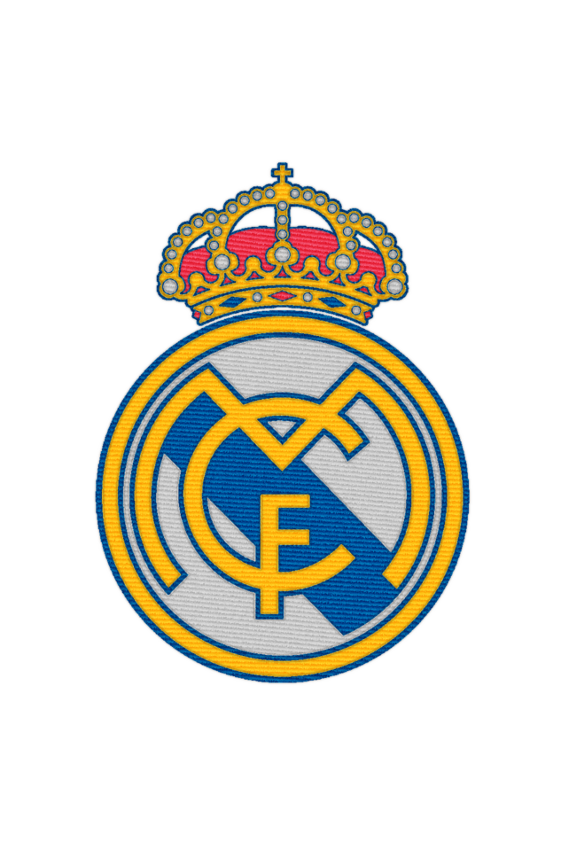 Real Madrid - Embroidery Acid Wash Hoodie