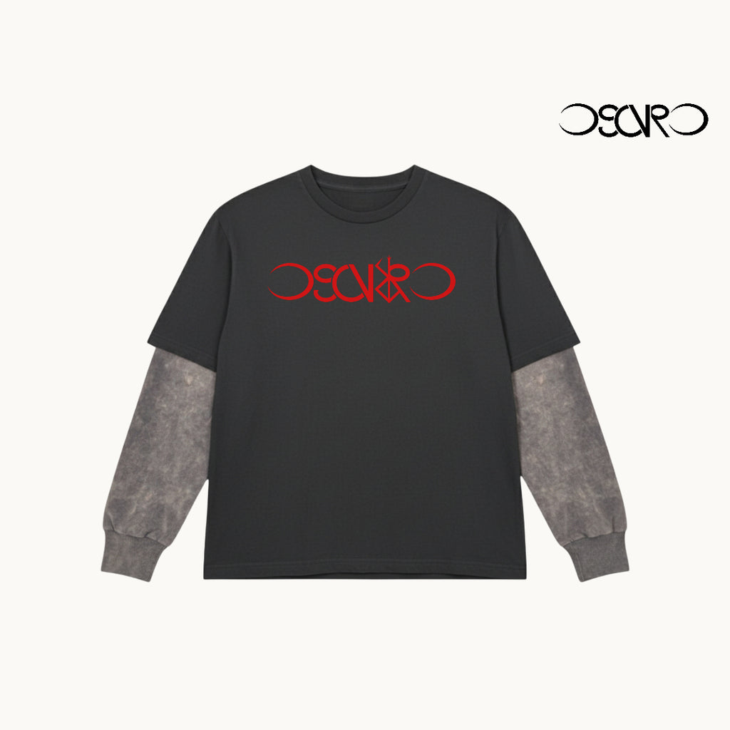 Berserker Sleeve Attached Acid Washed Tee