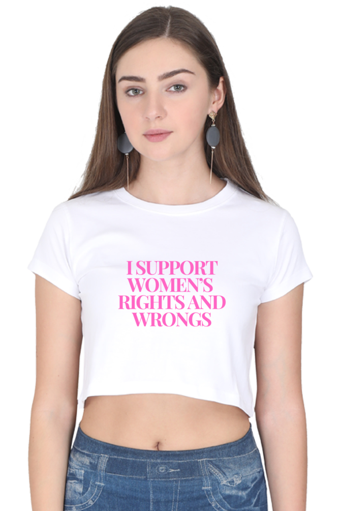 Women Rights Crop Top