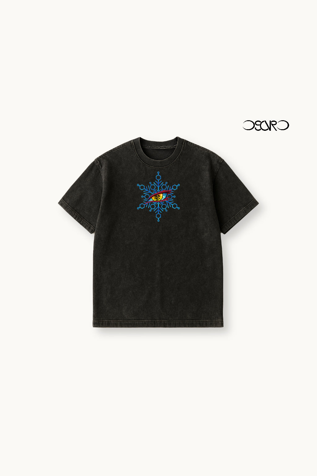 Akaza Unisex Acid Washed Oversized Tee