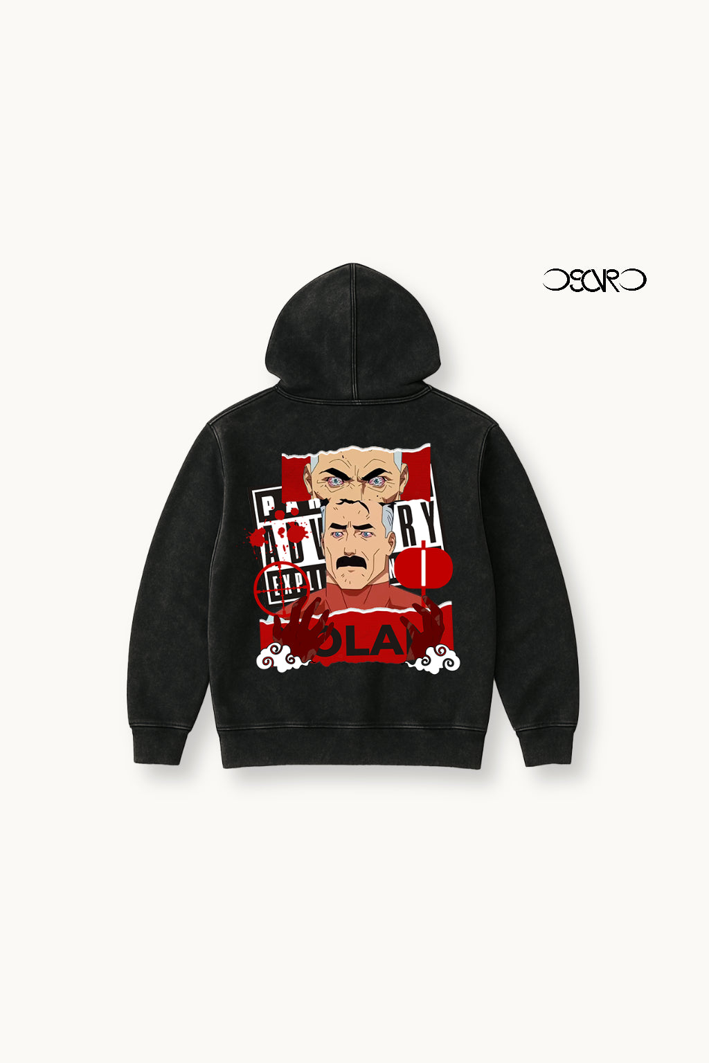 Nolan Unisex Acid Washed Hoodie