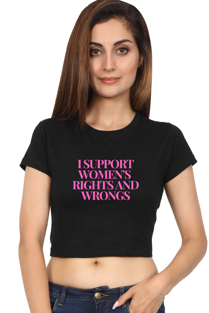 Women Rights Crop Top