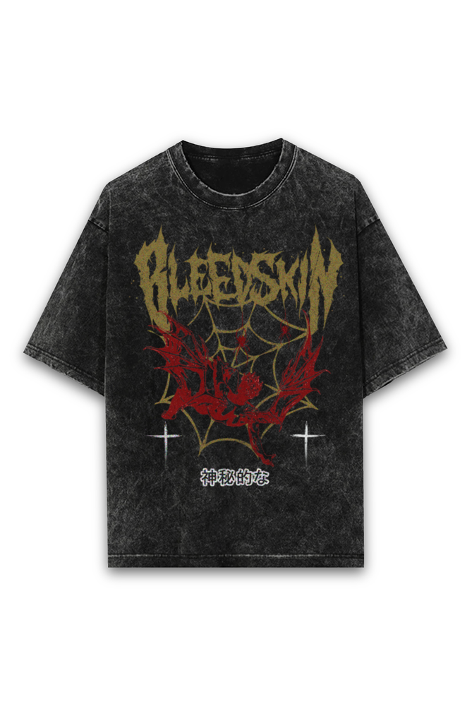 BleedSkin - Acid Wash Oversized Premium Cotton Tee