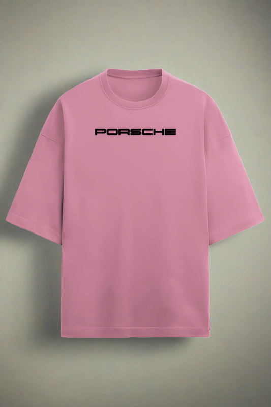 911 Pink - Most Premium Terry Cotton Oversized T-Shirt