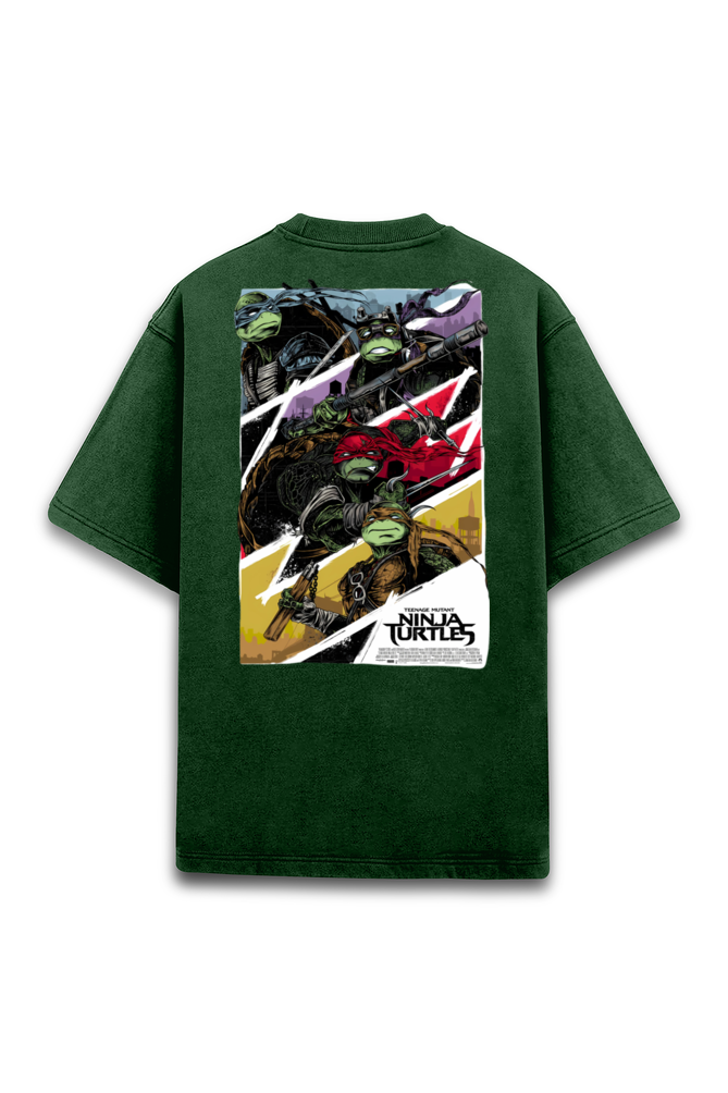 TMNT PIZZA- Acid Wash Tshirt
