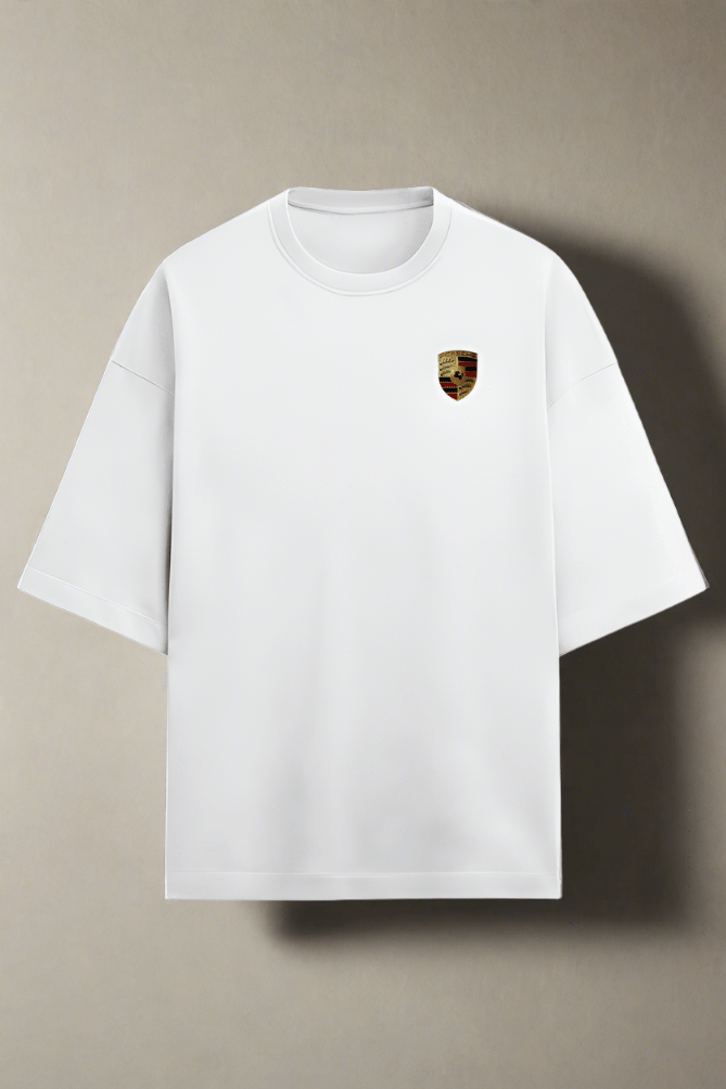 911 - Most Premium Terry Cotton Oversized T - Shirt - disCOVERed