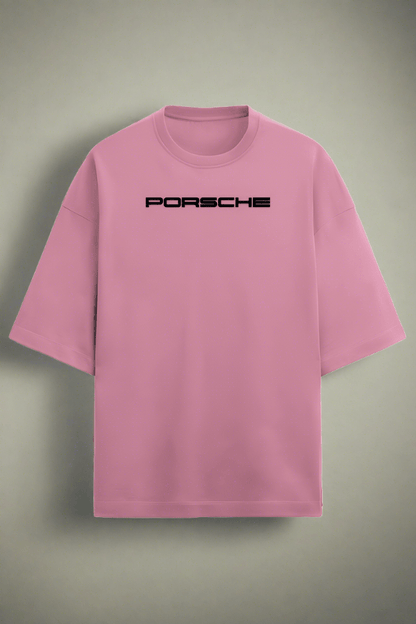 911 Pink - Most Premium Terry Cotton Oversized T - Shirt - disCOVERed