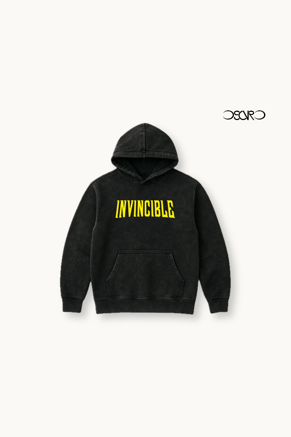 Invincible Mark Unisex Acid Washed Hoodie