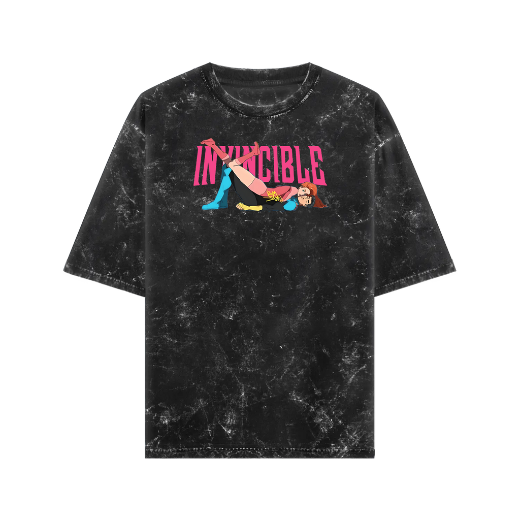 Invincible 117 Acid Wash Oversized T-shirt
