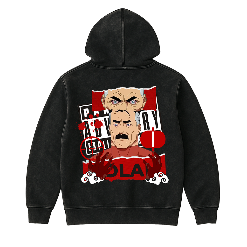 Nolan Unisex Acid Washed Hoodie