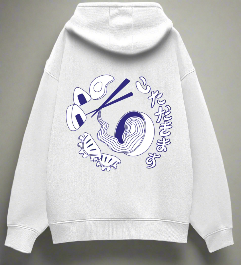 Shushi - Oversized Hooded Sweatshirt