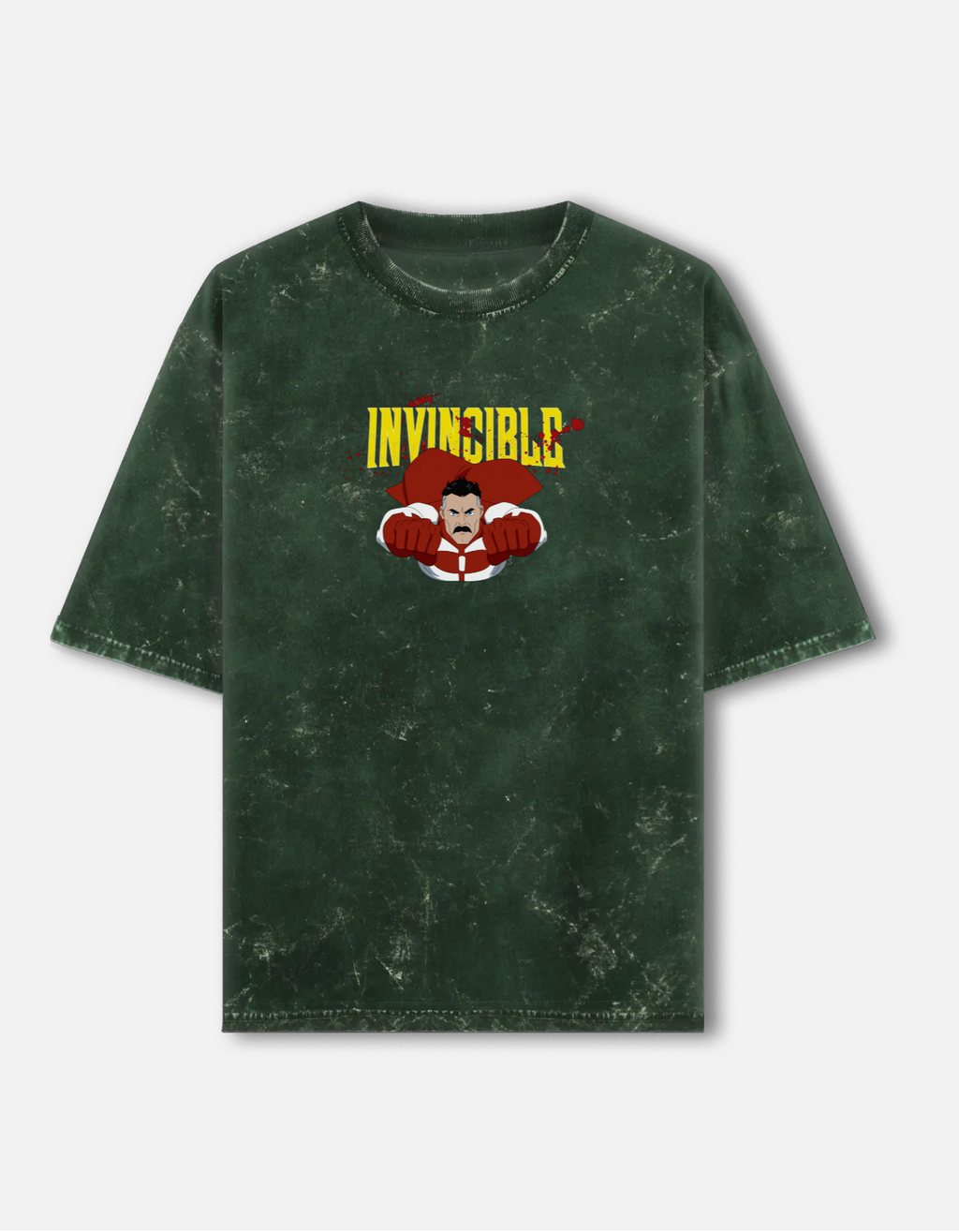 Omni-Mark Unisex Acid Washed Oversized Tee