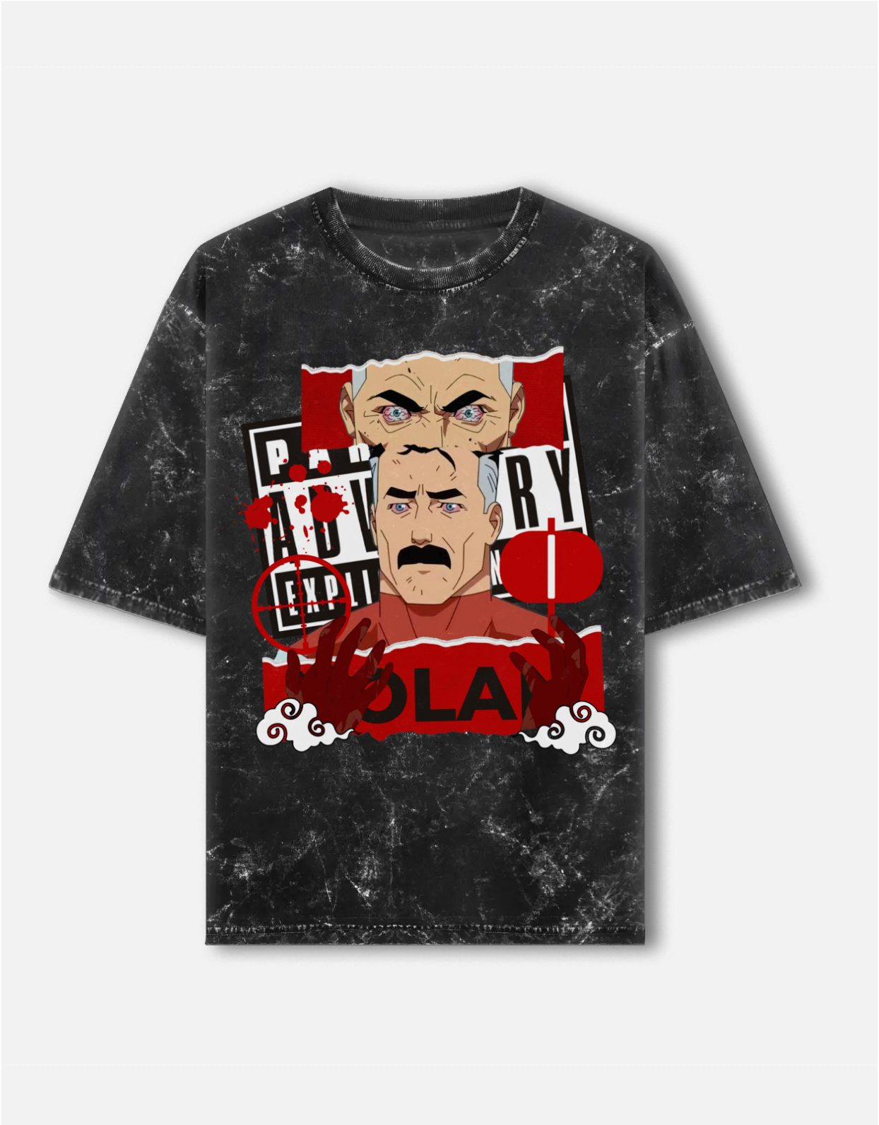 Nolan Acid Washed Oversized Tee