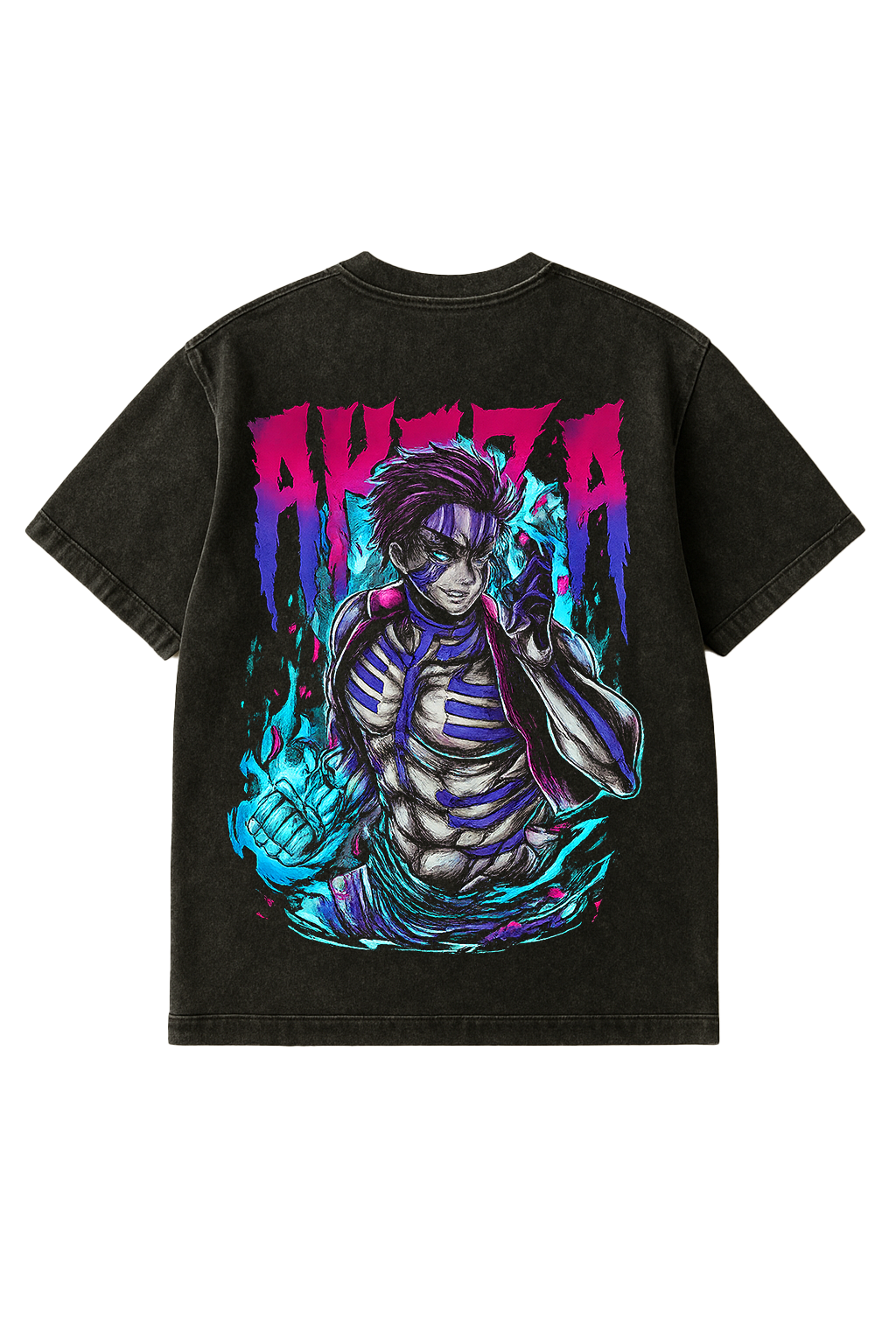 Akaza Unisex Acid Washed Oversized Tee