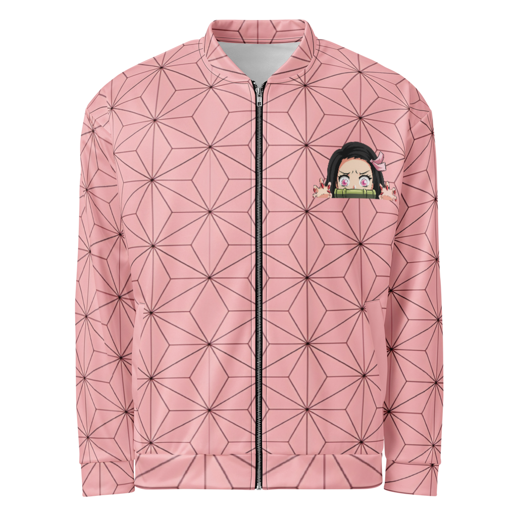 NEZUKO KAMADO- Unisex Bomber Jacket