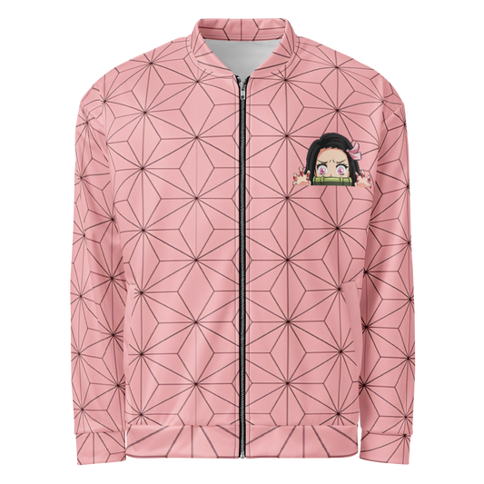 NEZUKO KAMADO- Unisex Bomber Jacket