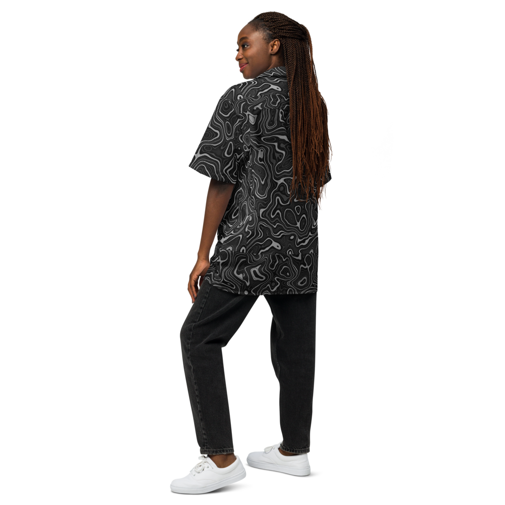 Unisex Swirl Pattern Relaxed Shirt