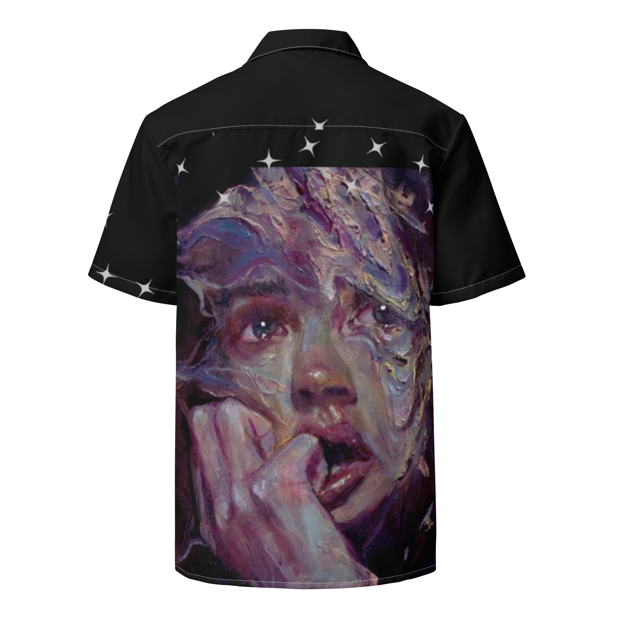 Unisex Dreams & Reality Pattern Relaxed Shirt