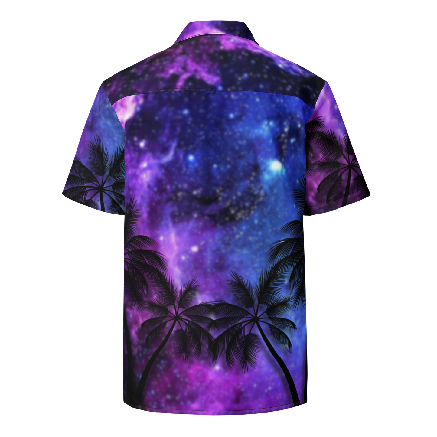 Unisex Galaxy Night Pattern Relaxed Shirt