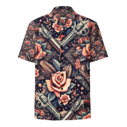 Unisex Gun & Roses Relaxed Shirt