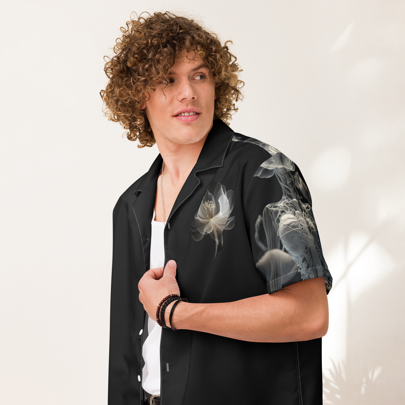 Unisex Mother Nature Pattern Relaxed Shirt