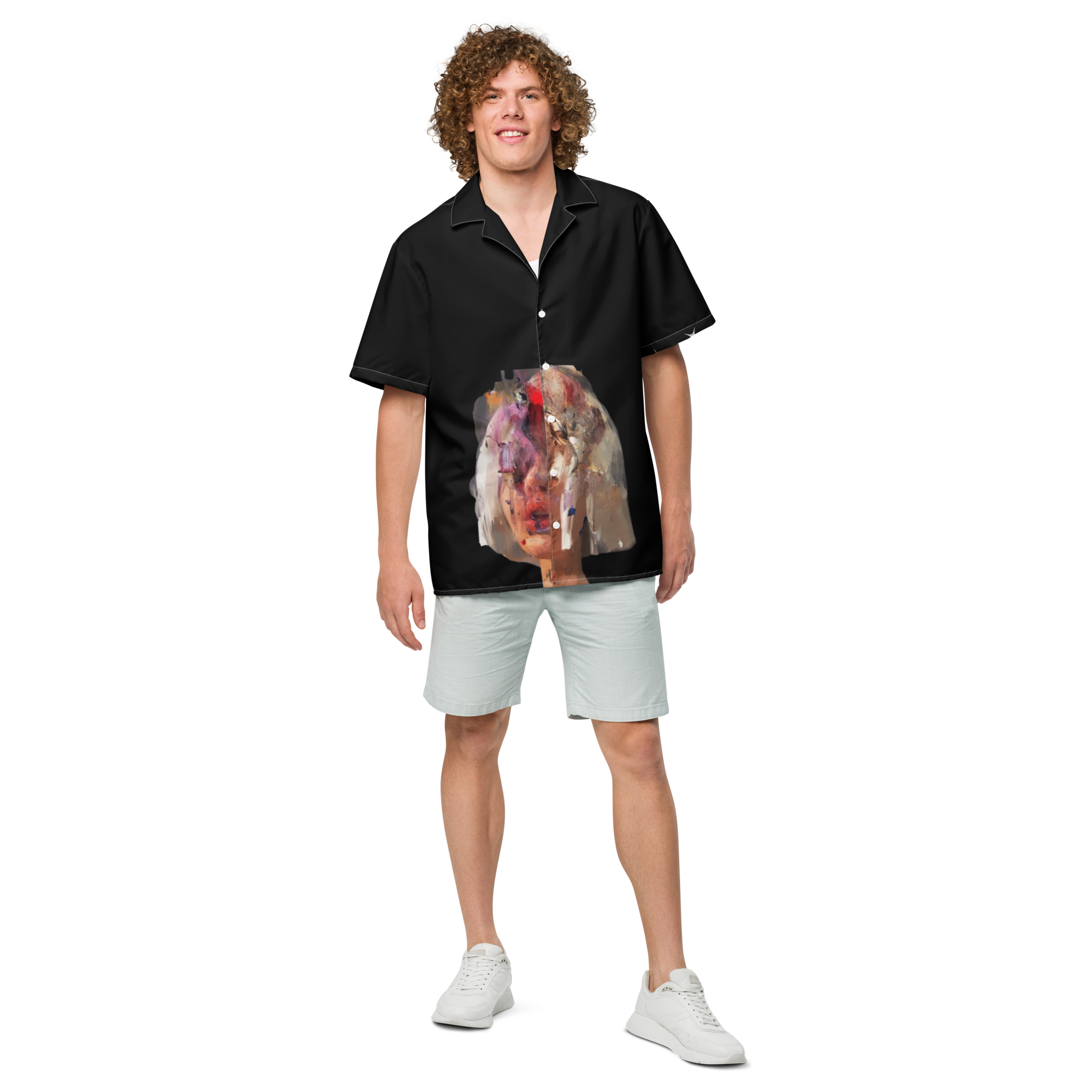 Unisex Dreams & Reality Pattern Relaxed Shirt