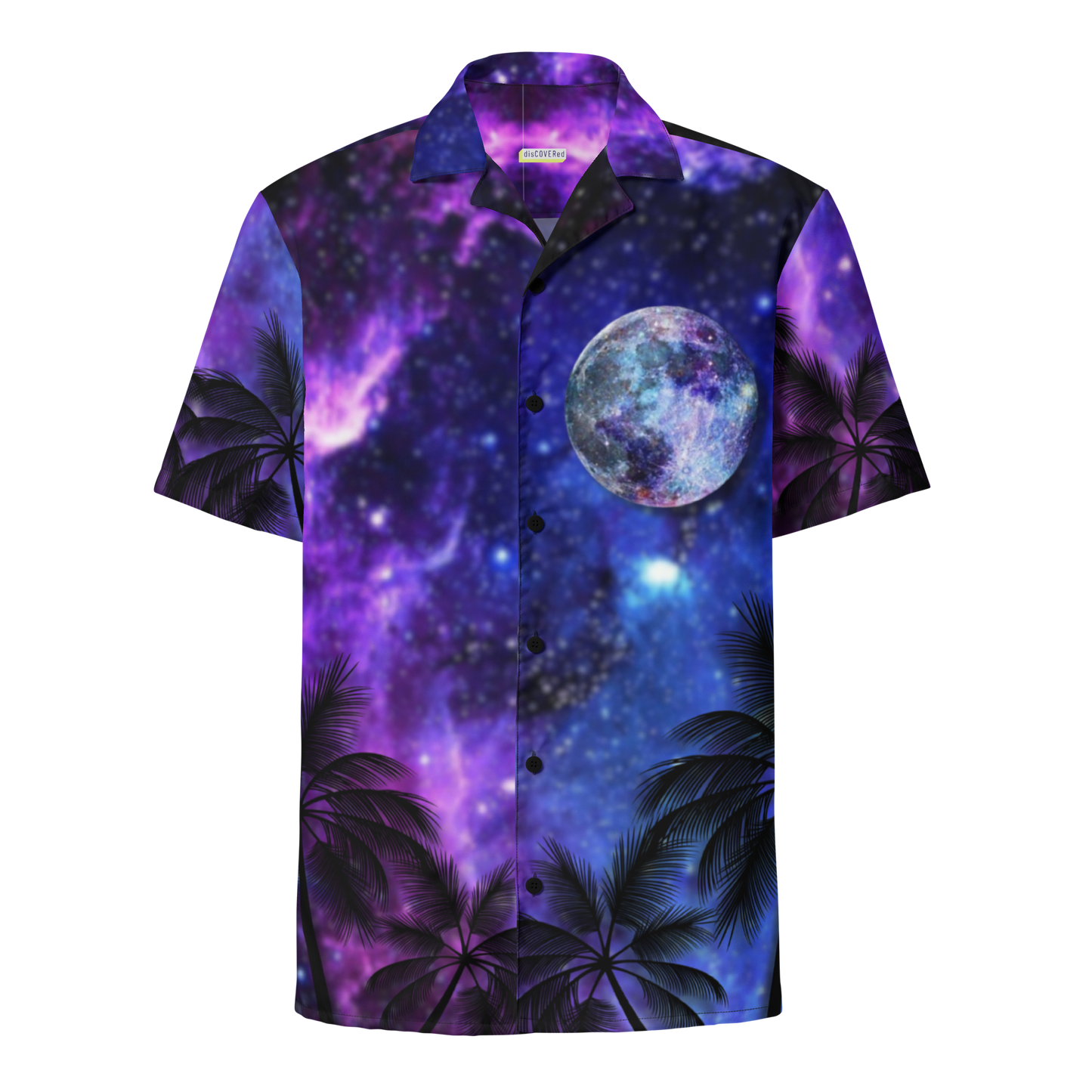 Unisex Galaxy Night Pattern Relaxed Shirt