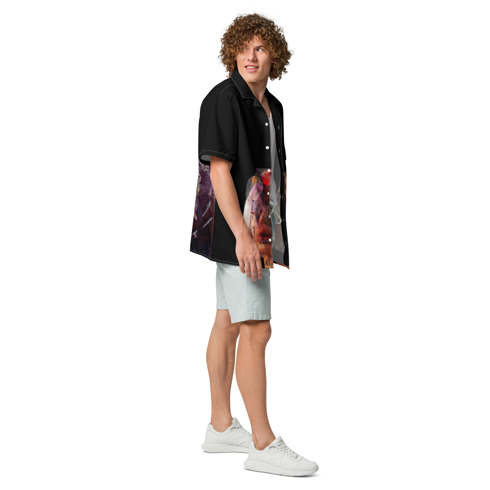 Unisex Dreams & Reality Pattern Relaxed Shirt