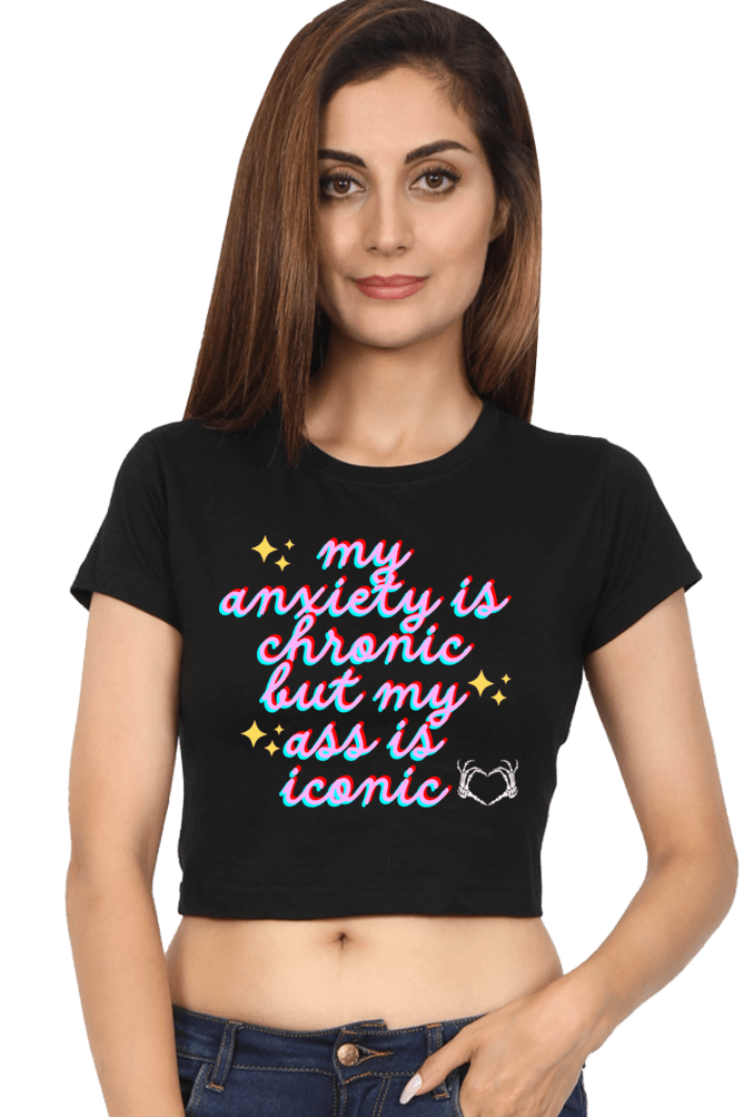 Anxiety Crop Top - disCOVERed