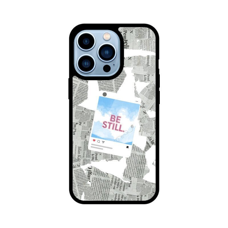 Be Still Glass Phone Case - disCOVERed