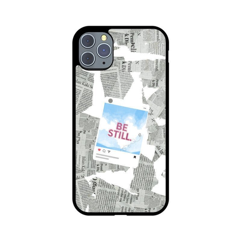 Be Still Glass Phone Case - disCOVERed