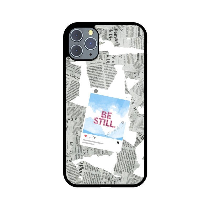 Be Still Glass Phone Case - disCOVERed