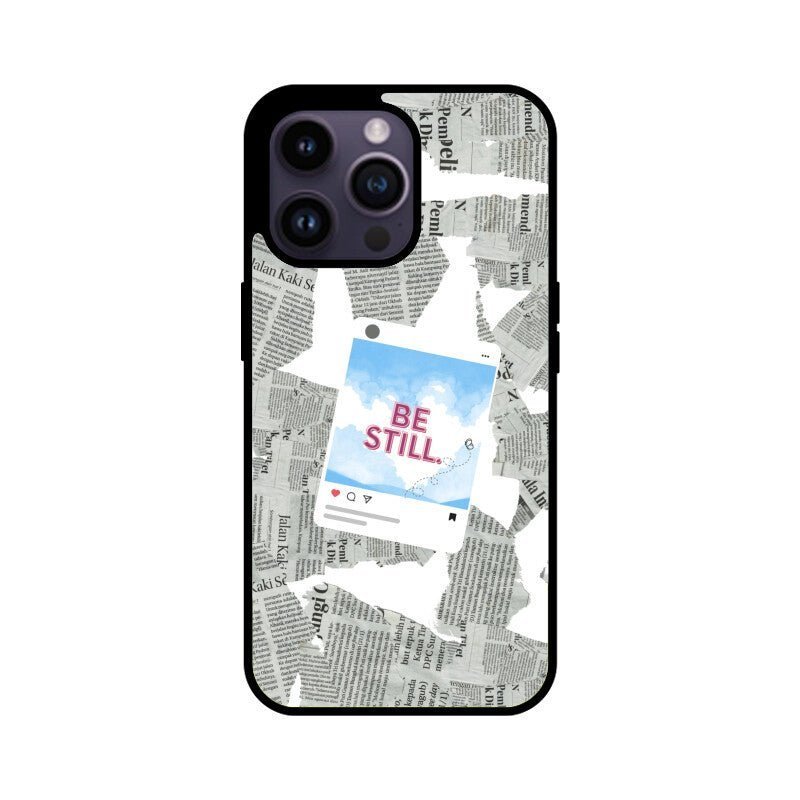 Be Still Glass Phone Case - disCOVERed