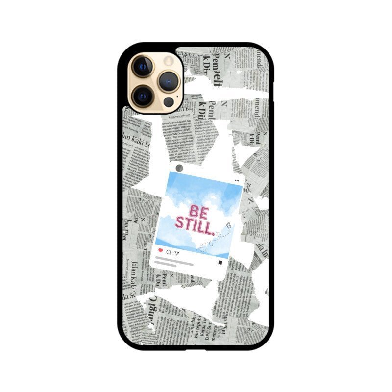 Be Still Glass Phone Case - disCOVERed