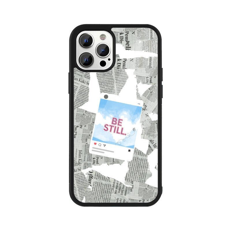 Be Still Glass Phone Case - disCOVERed