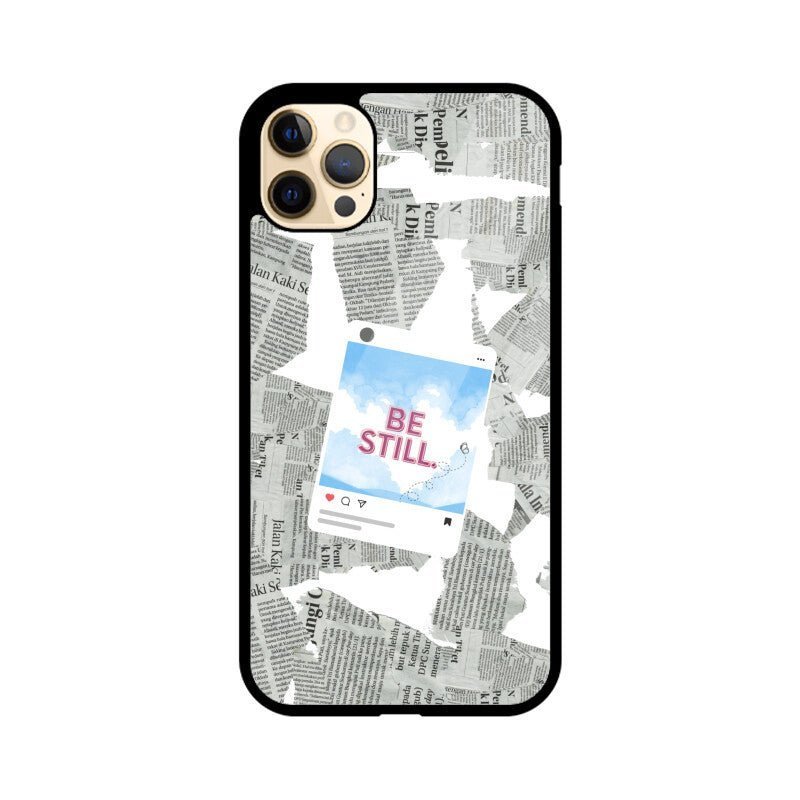 Be Still Glass Phone Case - disCOVERed