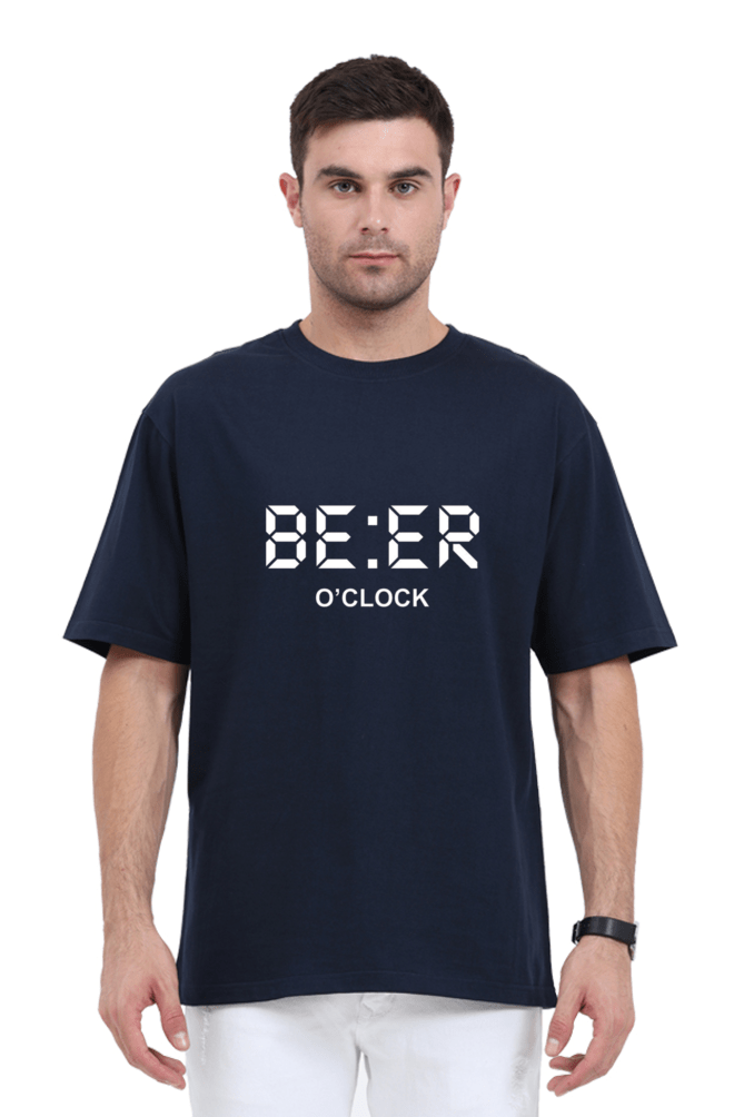 Beer'o Clock Oversized Tshirt - disCOVERed