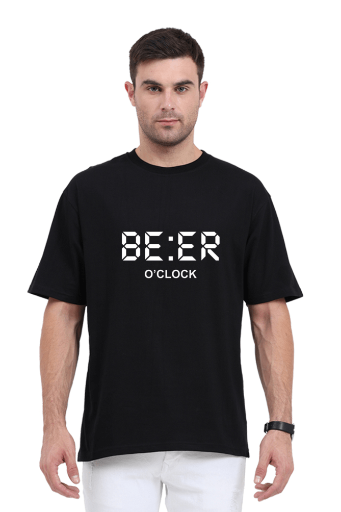 Beer'o Clock Oversized Tshirt - disCOVERed