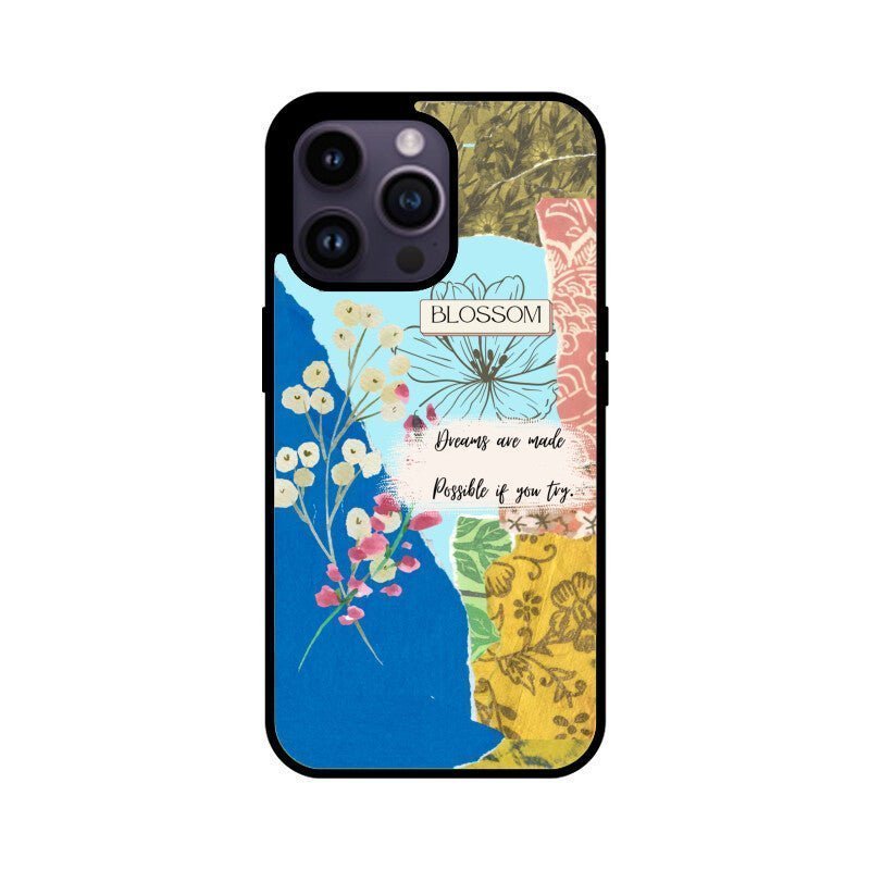 Blossom Glass Phone Case - disCOVERed.co.in