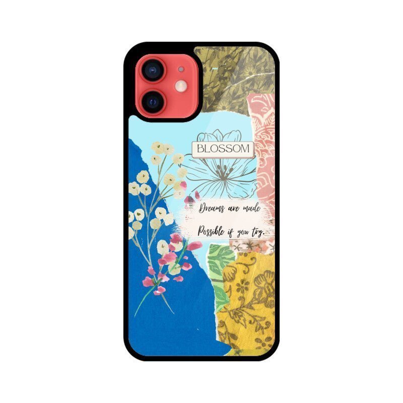 Blossom Glass Phone Case - disCOVERed.co.in