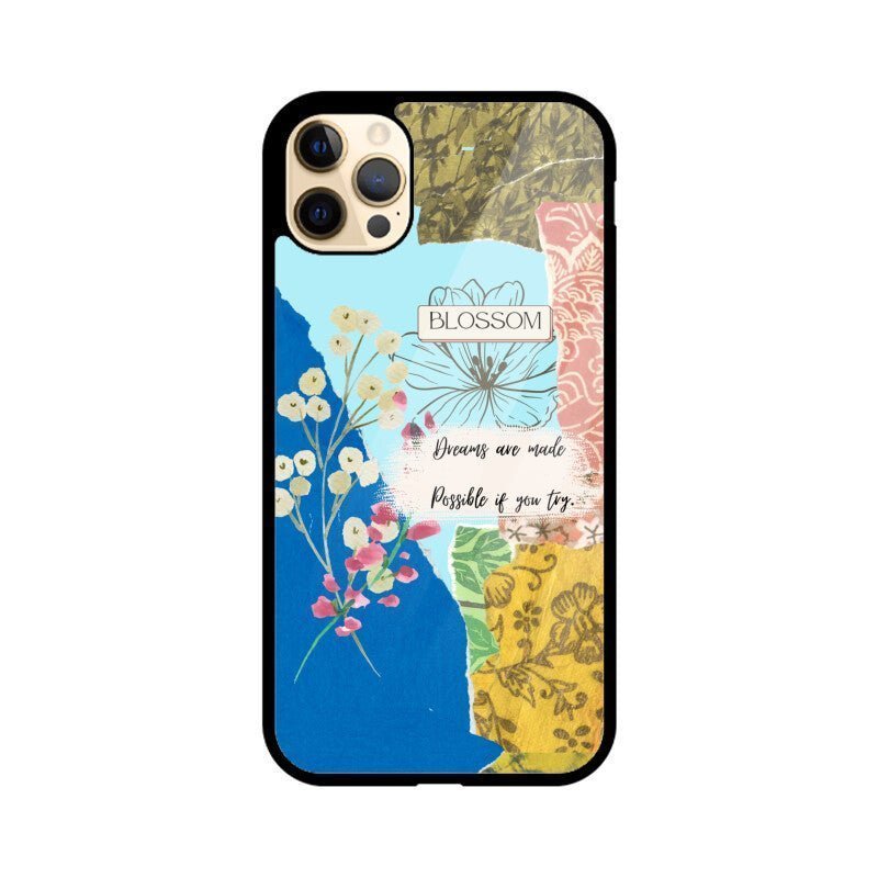Blossom Glass Phone Case - disCOVERed.co.in