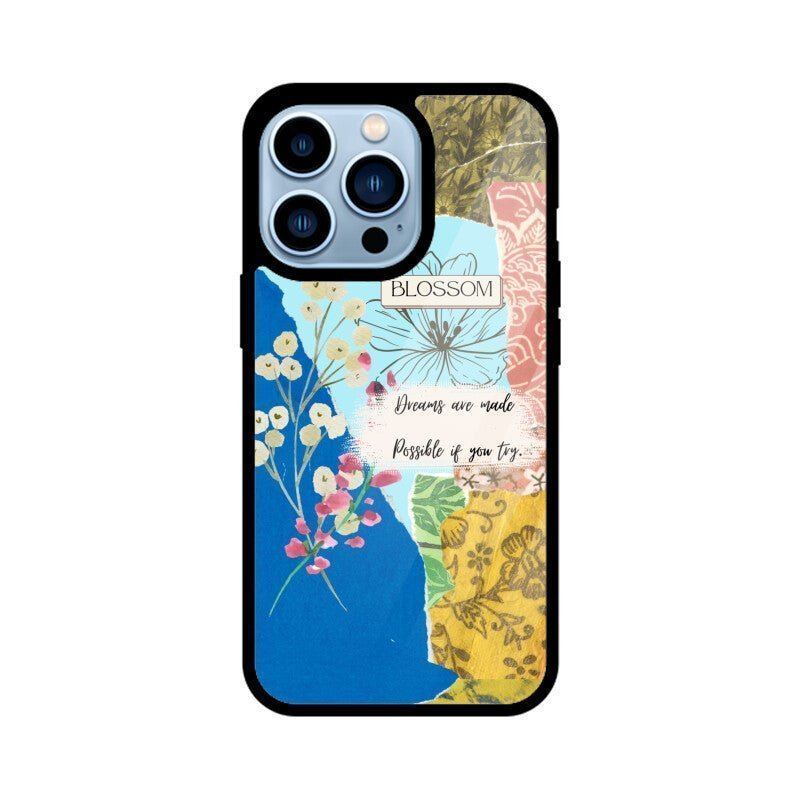 Blossom Glass Phone Case - disCOVERed.co.in