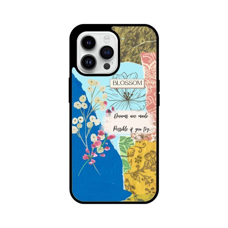 Blossom Glass Phone Case - disCOVERed.co.in
